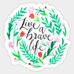 Brave Sticker